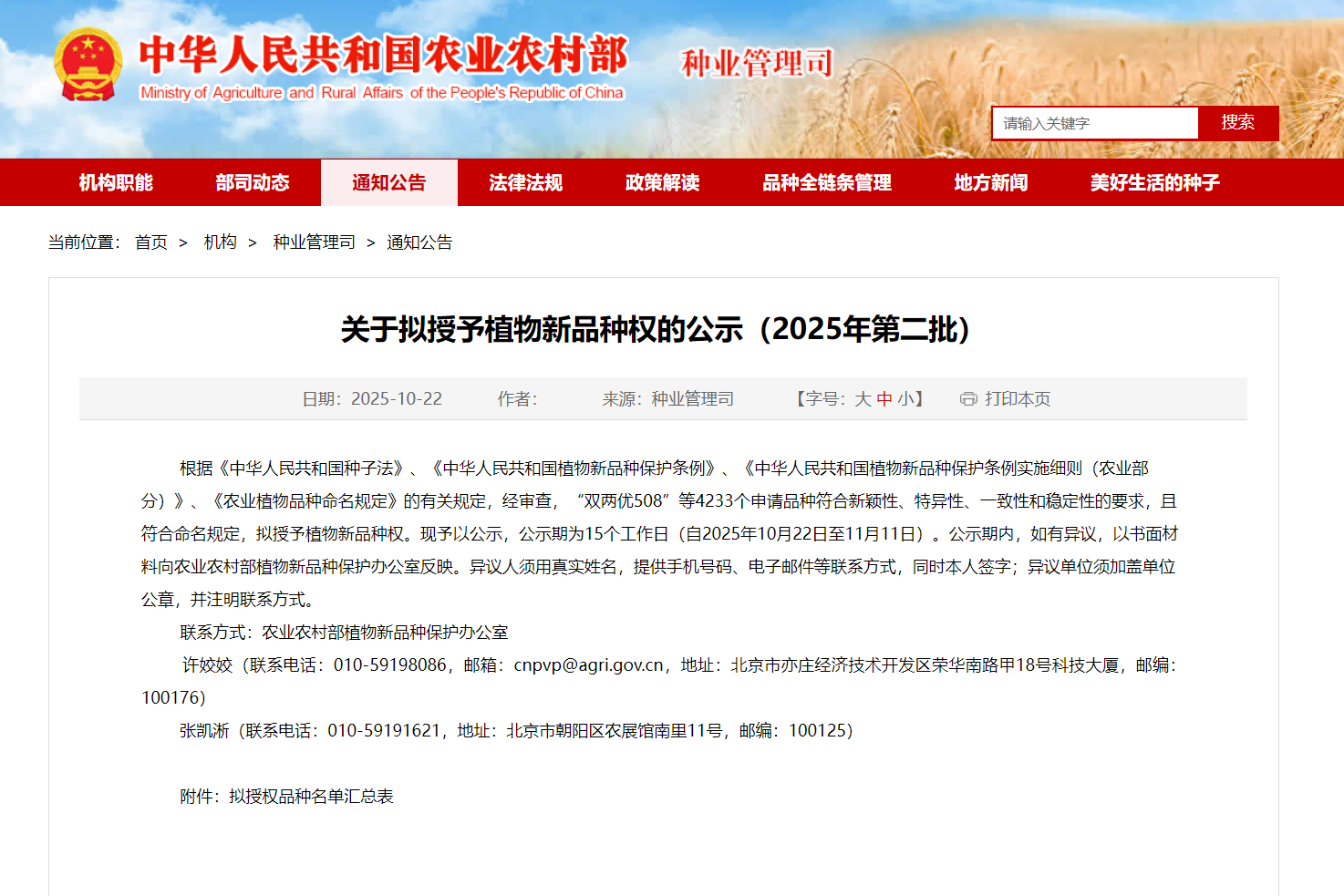 巨星国际官网科威洋葱公司“科威白610”拟获植物新种类权