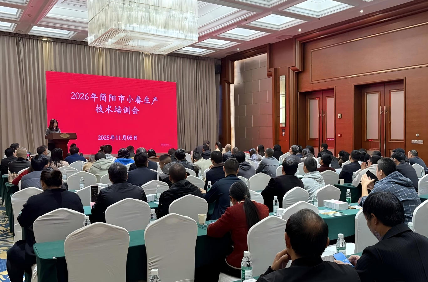 2026年简阳市小春出产技术培训会进行